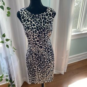 Cheetah print midi dress brand new